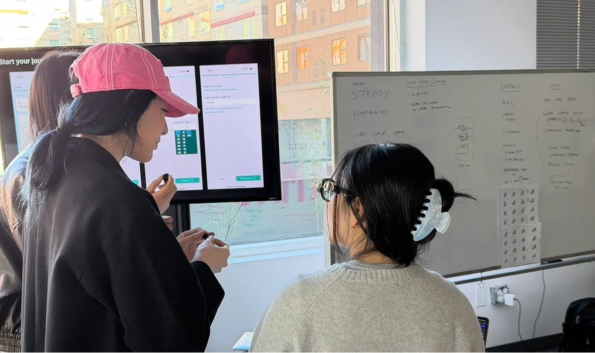 Aura hardware and app experience testing with users
